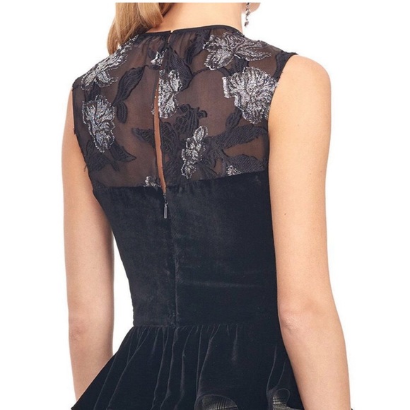 Rebecca Taylor velour and lace sleeveless blouse - Picture 2 of 9